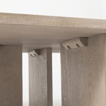 Mercana Aida Rectangular Coffee Table - Light Gray