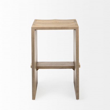 Mercana Aida 26" Counter Stool - Light Brown