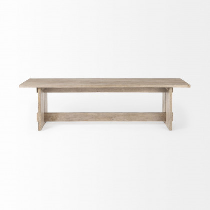 Mercana Aida Bench - Light Gray