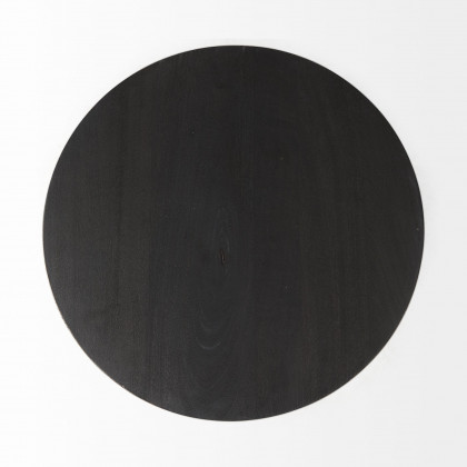 Mercana Maxwell Round End Table - Black