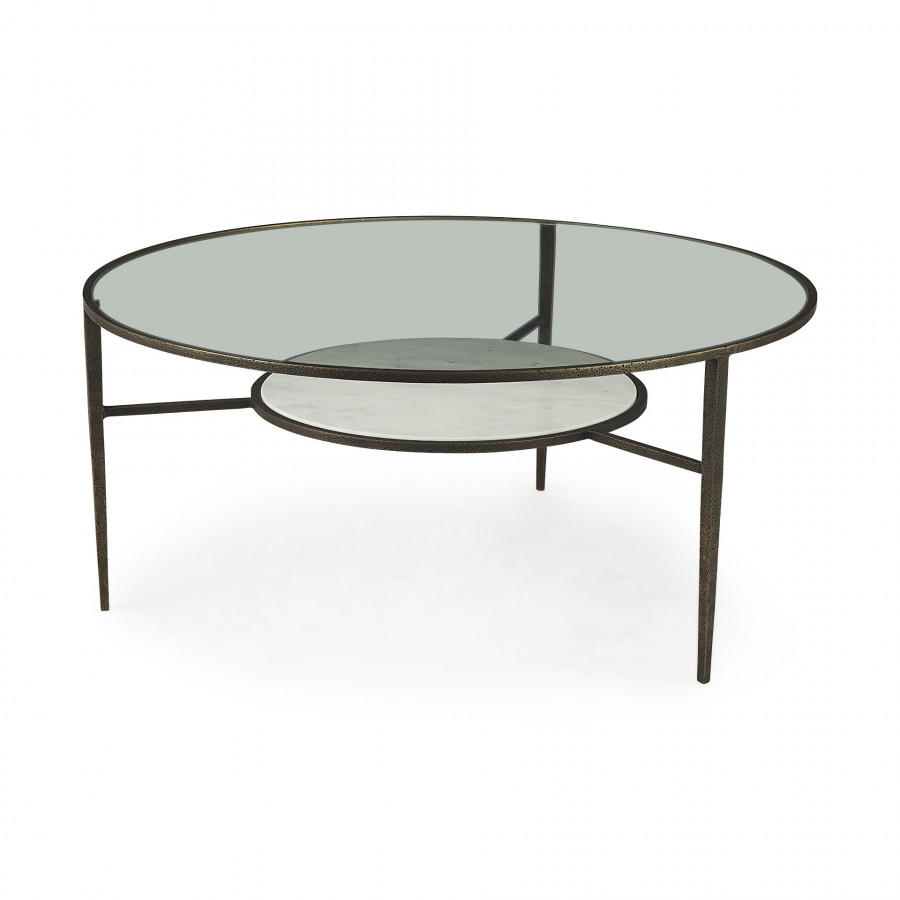 Mercana - Felicity Coffee Table in Gold, Metal