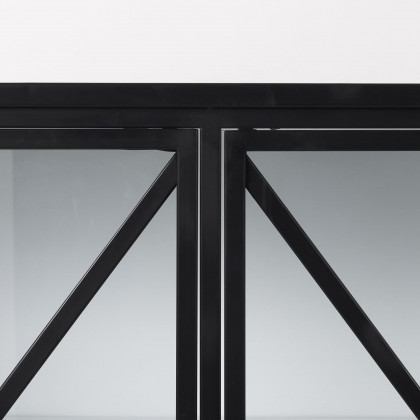 Mercana Aurelia Sideboard - Black/White, Metal