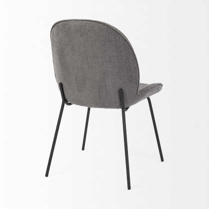 Mercana Inala Dining Chair (Set of 2) - Black, Metal