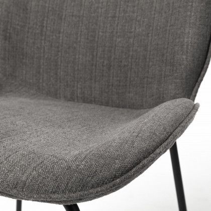 Mercana Inala Dining Chair (Set of 2) - Black, Metal