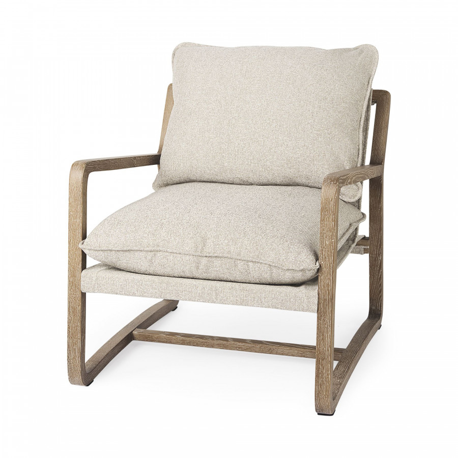 Mercana Brayden Accent Chair - Light Brown/Beige