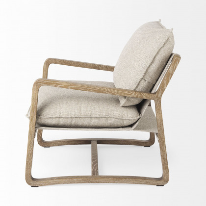Mercana Brayden Accent Chair - Light Brown/Beige