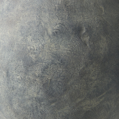 Mercana Gobi Small Ceramic Oval Vase - Gray