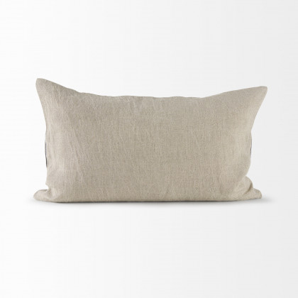 Mercana Raquel Pillow - Beige/Black, 13x21