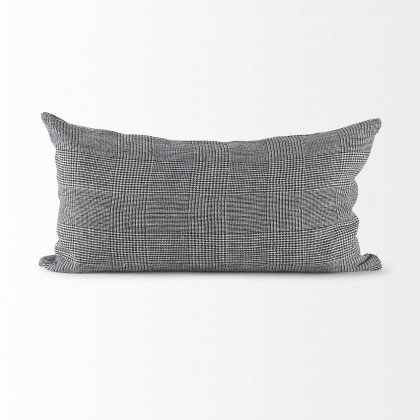 Mercana Ramone Pillow - White/Black, 14x26