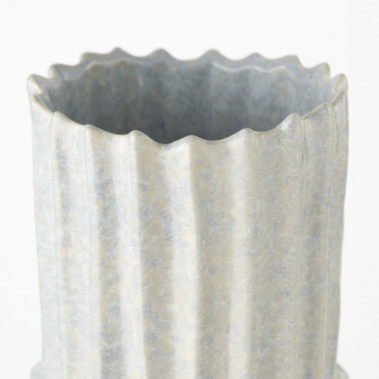 Mercana Cardon Large Vase - Gray, Ceramic