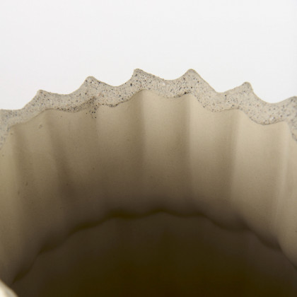 Mercana Cardon Small Vase - Cream, Ceramic