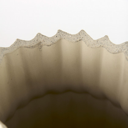 Mercana Cardon Large Vase - Cream, Ceramic