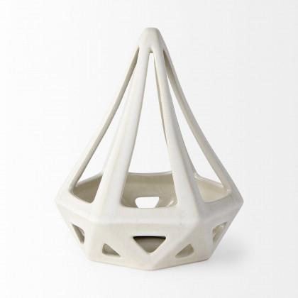 Mercana Hood Object - White, Metal
