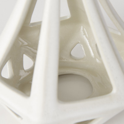 Mercana Hood Object - White, Metal