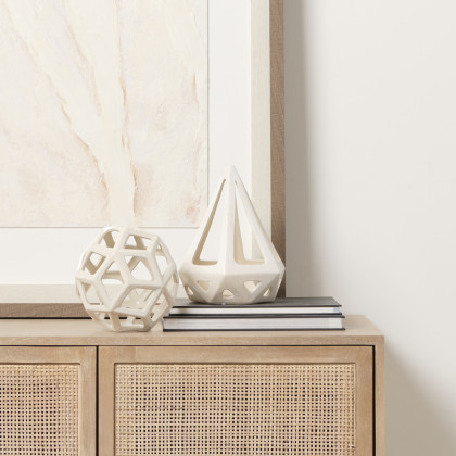 Mercana Hood Object - White, Metal