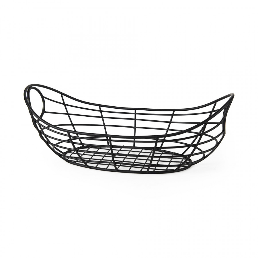 Mercana - Mateo Basket in Black, Metal