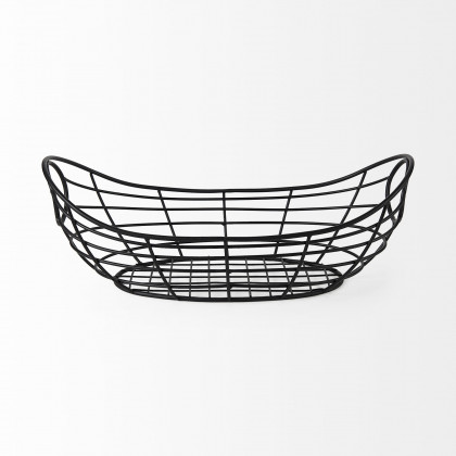 Mercana - Mateo Basket in Black, Metal