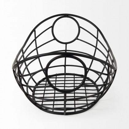 Mercana - Mateo Basket in Black, Metal