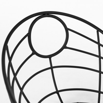 Mercana - Mateo Basket in Black, Metal