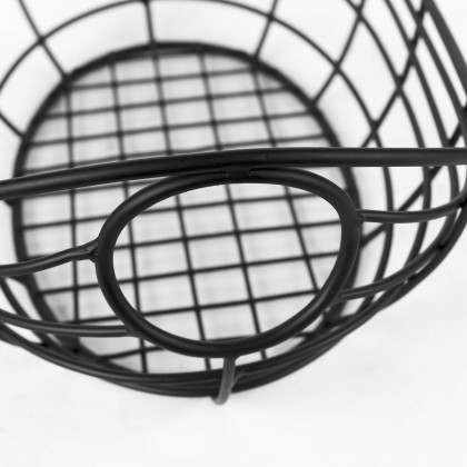 Mercana - Mateo Basket in Black, Metal