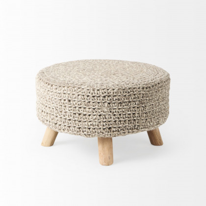 Mercana Bina 4 Legged Stool - Light Gray