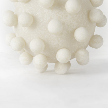 Mercana Malo Large Object - Cream, Resin