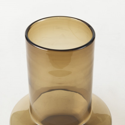 Mercana Amrita Small Vase - Brown/Gold, Glass