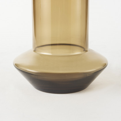 Mercana Amrita Small Vase - Brown/Gold, Glass