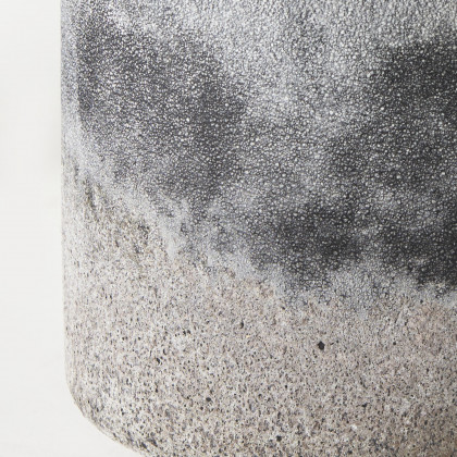 Mercana Squally Vase - Black/Brown, H6"