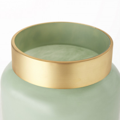 Mercana Minty Vase - Green, H10"