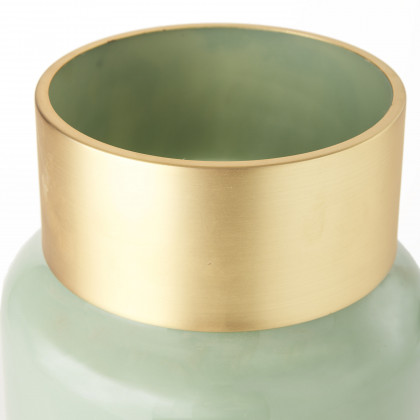 Mercana Minty Vase - Green, H12"
