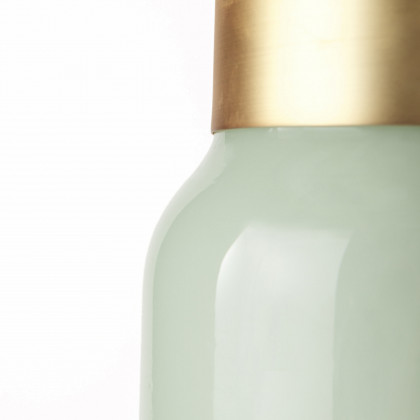 Mercana Minty Vase - Green, H17"