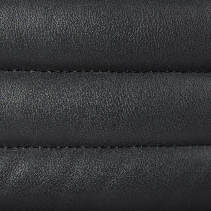 Mercana Ricciardo 86,6" 3 Seater Sofa - Black, Leather