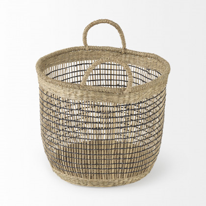 Mercana - Triopas Basket in Brown, Seagrass