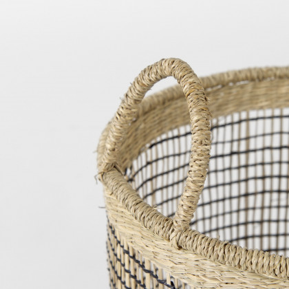 Mercana - Triopas Basket in Brown, Seagrass
