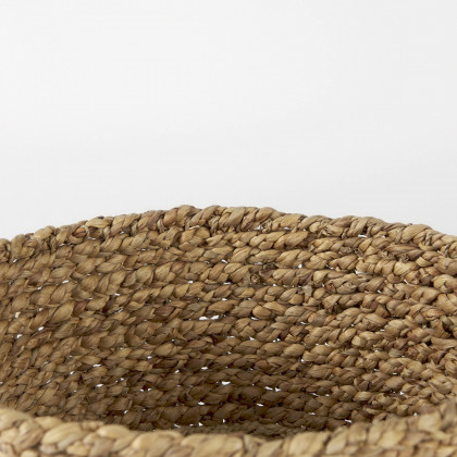 Mercana - Morocco Basket in Brown, Water Hyacinth