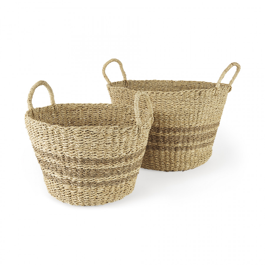 Mercana - Vance Basket in Brown, Seagrass