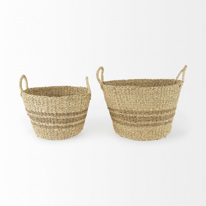 Mercana - Vance Basket in Brown, Seagrass