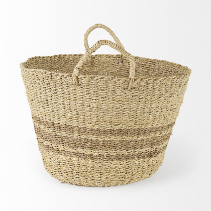 Mercana - Vance Basket in Brown, Seagrass