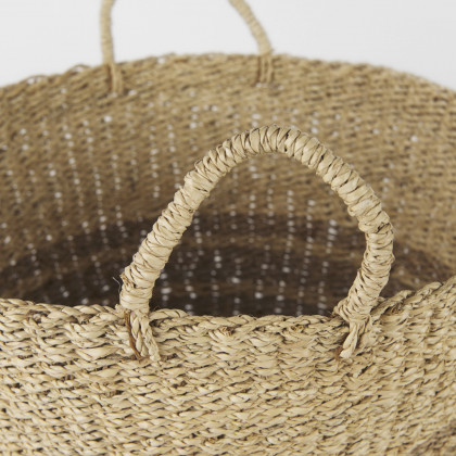 Mercana - Vance Basket in Brown, Seagrass