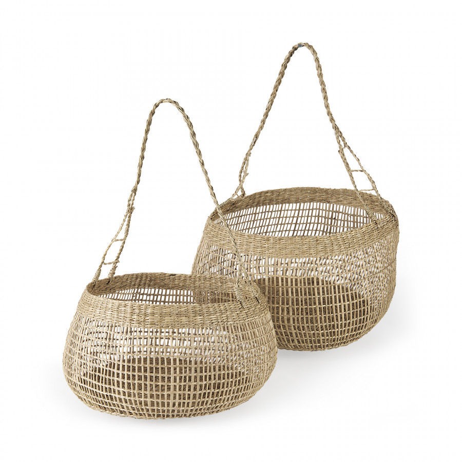 Mercana - Nova Basket in Brown, Seagrass