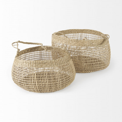 Mercana - Nova Basket in Brown, Seagrass