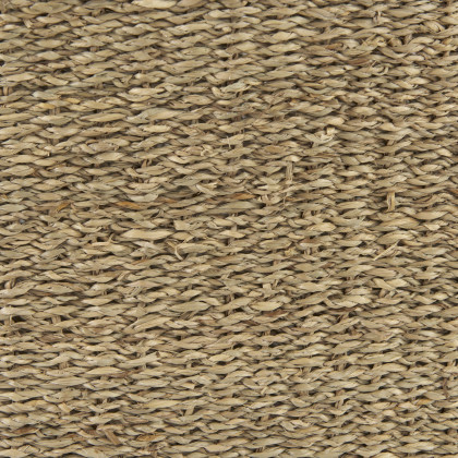 Mercana - Copenhagen Medium Brown Square Twisted Seagrass Square Basket (Set of 3)