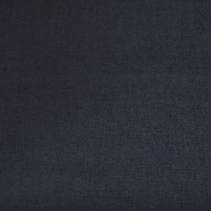 Mercana Brooks 3 Seater Sofa with Medium Brown Wooden Legs - Navy Blue, Fabric