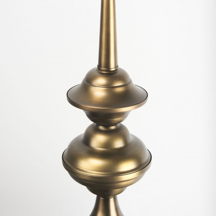 Mercana - Willson Black Iron with Antique Brass Dome Pendant Light