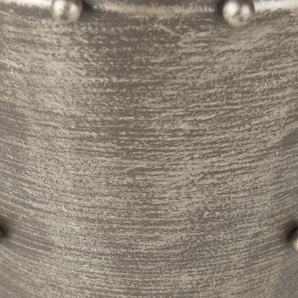 Mercana Elio 9" Vase - Antique Champagne, Metal