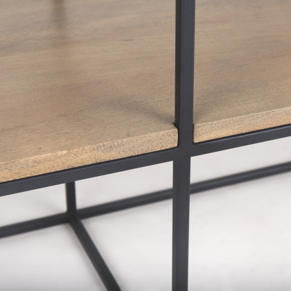 Mercana Morris Console Table - Brown, Iron