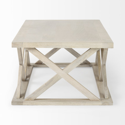 Mercana Forsey Rectangular Coffee Table - Blonde, Wood
