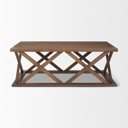 Mercana Forsey Rectangular Coffee Table - Brown, Wood