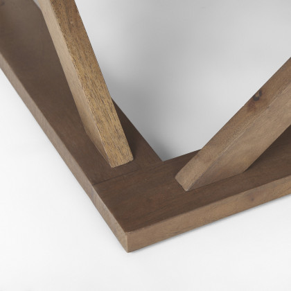 Mercana Forsey Rectangular Coffee Table - Brown, Wood